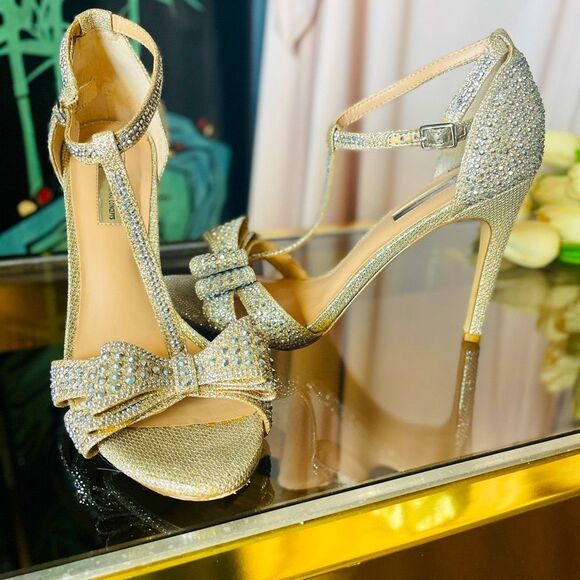 ♥️ INC International Concepts Women's Reesie Rhinestone Bow Evening heels - Picture 13 of 15